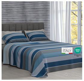 Dorian Home- Set Lenzuola Matrimoniale Cotone 100%
