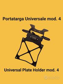 PORTATARGA MOTO REGOLABILE TIPO 4