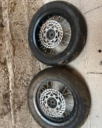 Kit gomme pit bike pista