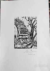 Realizzo opere di linoleografia