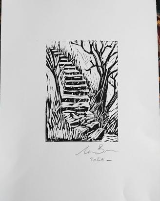 Realizzo opere di linoleografia