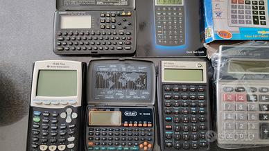 lotto calcolatrici scientifiche HP e Texas instrum
