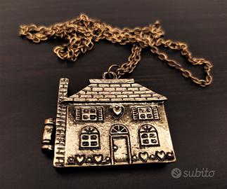 Collana Ciondolo Casa Hansel & Gretel SI APRE
