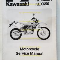Kawasaki KLX 650 R - 650 1993 manuale officina ING