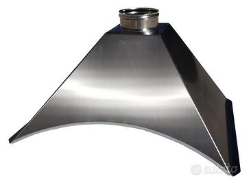 Cappa barbecue acciaio inox cm.100x70 con archetto