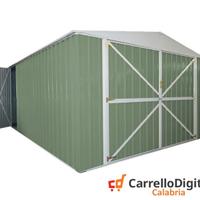 Box auto in Acciaio lamiera 360x514 verde scuro