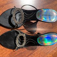 Sandali gioiello neri - Misura 38