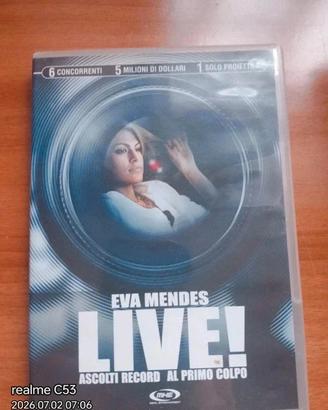 DVD del film thriller drammatico "Live! - 