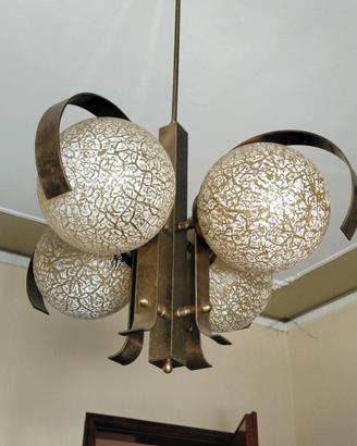lampadario space age anni '70