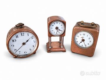 Set Orologi Rame Fine 1800