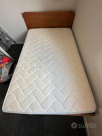 Struttura letto + Materasso una piazza e mezzo