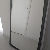 Specchio 90x60 cornice in vetro glitter