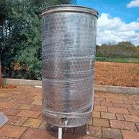 Serbatoio acciaio inox 200lt per alimenti