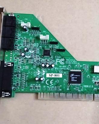 Schede audio-midi, video, modem con attacco PCI