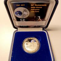Moneta Sbarco sulla Luna 50° Anniversario 2019