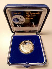 Moneta Sbarco sulla Luna 50° Anniversario 2019
