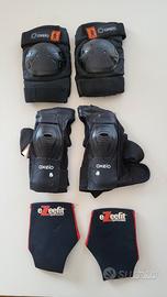 Ginocchiere e gomitiere per pattinaggio skateboard