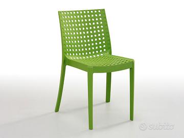 Sedie In Polipropilene Impilabile Verde Cod3161V