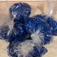 1000 ghiere M18 in plastica blu per sensori nuove