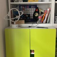 2 Mobili libreria Ikea bambini 3 e 2 blocchi