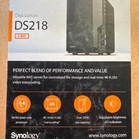 NAS Synology DS218 + 2 hd wd red da 3tb