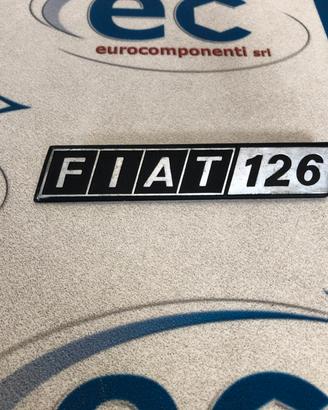 93300822 SIGLA MODELLO FIAT 126 NUOVO ORIGINALE