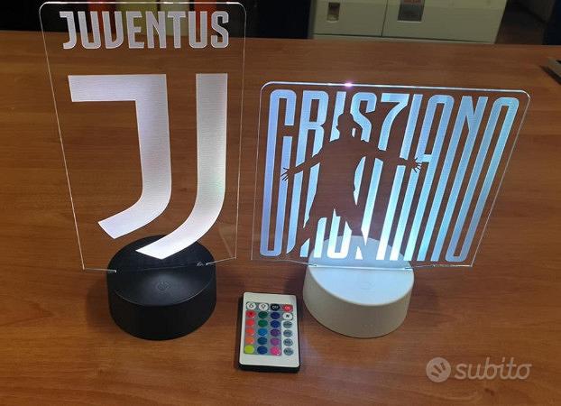 Lampada 3d Juventus led rgb senza fili - Audio/Video In vendita a Latina