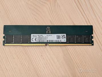 Ram Desktop SK Hynix 32GB DDR5 5600MHz DIMM