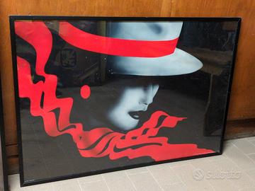 poster vintage Rouge Et Noir Art di Robin 1985

