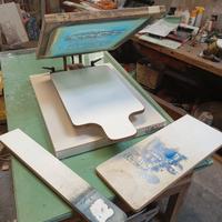 Macchina fa lavoro serigrafica