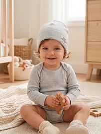Berretto neonato Baby Originals 2 anni Grigio 