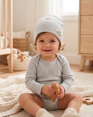 Berretto neonato Baby Originals 2 anni Grigio 