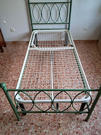 LETTO SINGOLO, MATERASSO, TESTIERA LETTO