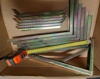 Reggimensola in acciaio 30x15cm con saetta 