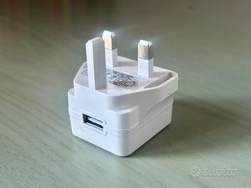 Caricabatterie USB UK 3 Poli – Adattatore 5V 1A