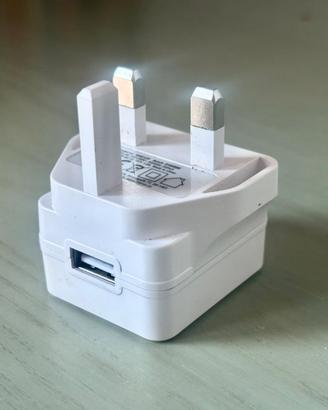 Caricabatterie USB UK 3 Poli – Adattatore 5V 1A