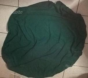 Tovaglia verde per tavolo rotondo da gioco