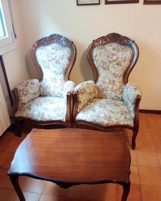 SALOTTINO COMPLETO 3 PEZZI