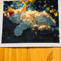 Arazzo ricamato a mano a punto croce