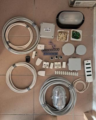 Lotto stock materiale elettrico