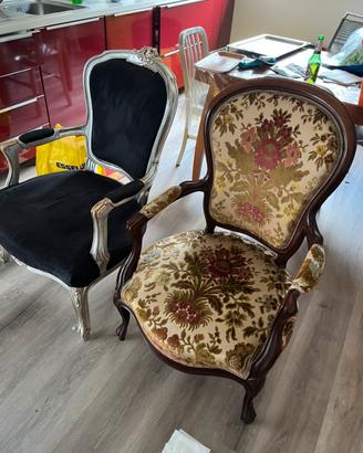 Poltroncine stile luigi xv