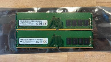Kit RAM 32GB (2x16GB) DDR4 Micron 3200MHz