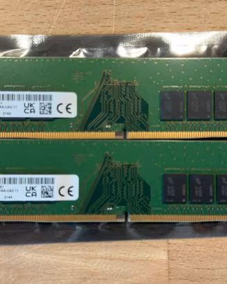 Kit RAM 32GB (2x16GB) DDR4 Micron 3200MHz