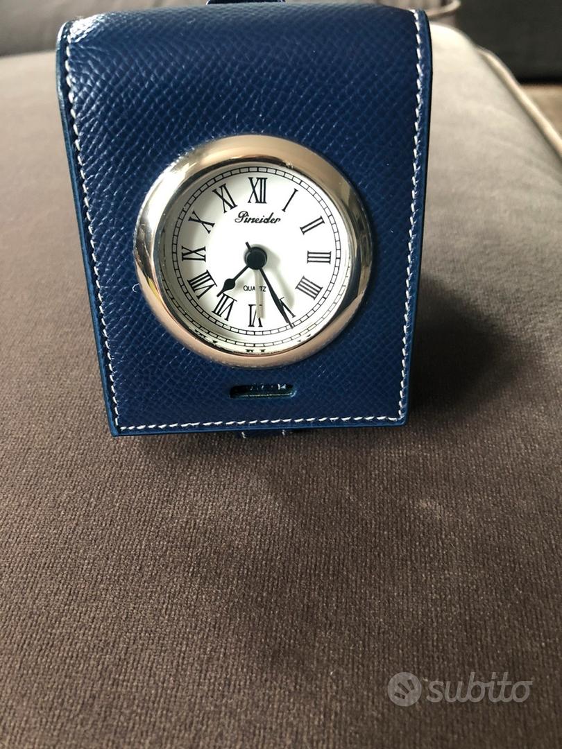 Orologio sveglia da viaggio Pineider Abbigliamento e Accessori