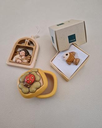 oggetti Thun: spilla, porta gioie e mini quadretto