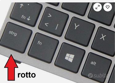 Tastiera tedesca QWERTZ, Originale HP ZBook 15 G3