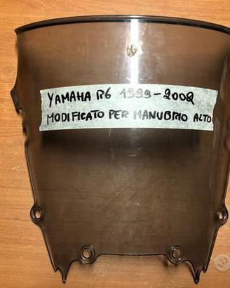 Parabrezza modifica manubrio alto Yamaha R6 99-02