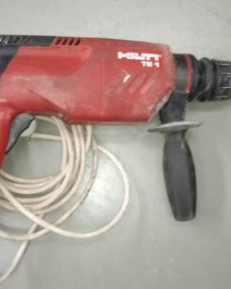 Perforatore hilti e smerigliatrice con dischi 