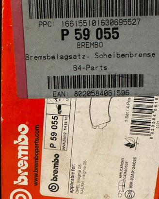 Pinze Brembo P 59 055 assale anteriore