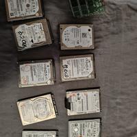 9 hard disks x notebook 
